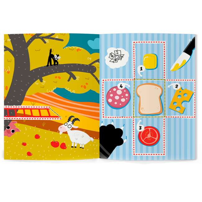 Розмальовки та актівітібуки (2-6 років) - Зошит The Brainy Band Вирізалки 4-5 років (9785604419878)#4