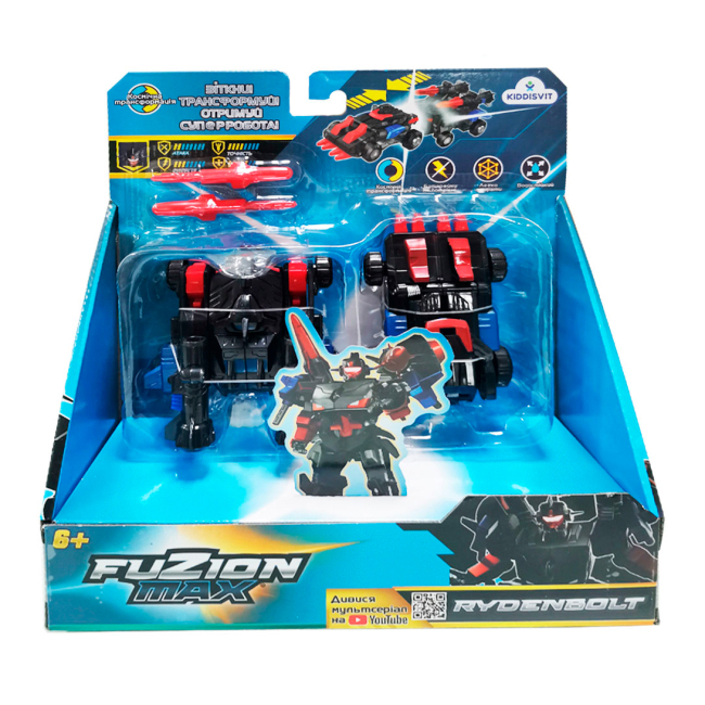 Трансформеры - Игровой набор Fuzion Max Машинки-трансформеры Райденболт (54005)#4