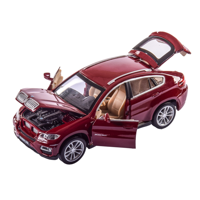 Автомоделі - Автомодель Автопром BMW X6 бордова (68311/68311-2)#2