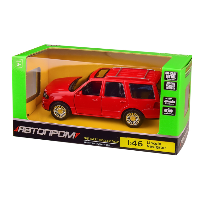 Автомоделі - Автомодель Автопром Lincoln Navigator червона 1:46 (4309/4309-1)#2