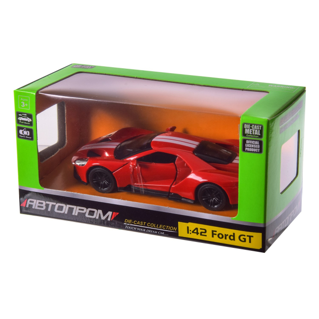 Автомодели - Автомодель Автопром Ford GT красная (4351/4351-2)#3