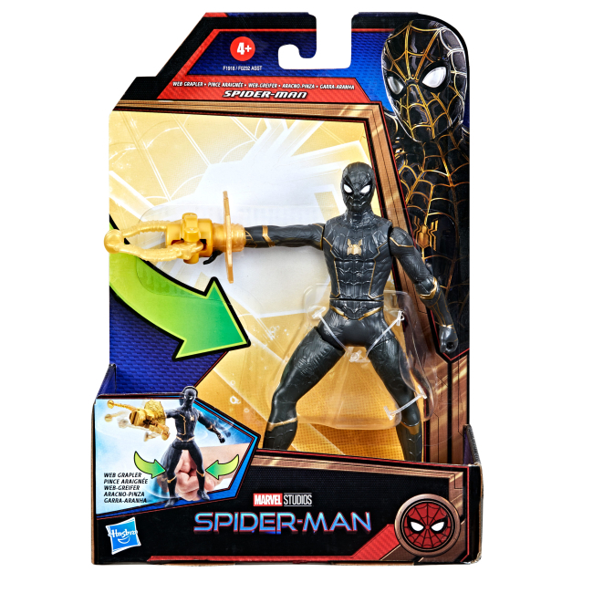 Фигурки персонажей - Игровая фигурка Spider-Man Делюкс черный 15 см (F0232/F1918)#2