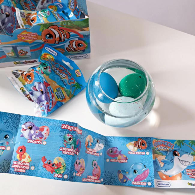 Антистрес іграшки - Фігурка, що зростає Sbabam Tropical Eggs Жителі тропічних морів (77/CN-2020)#4