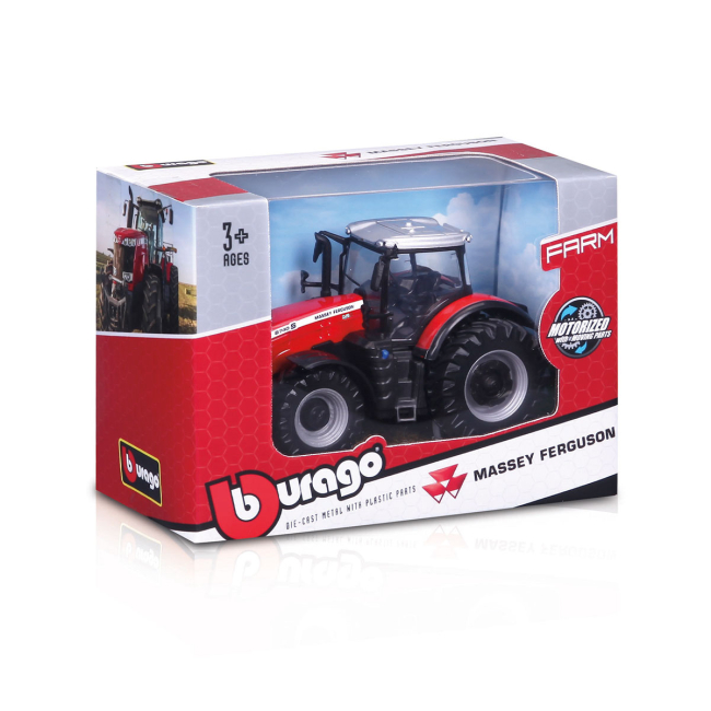 Транспорт и спецтехника - Трактор Bburago Massey Ferguson 8740S (18-31613)#3