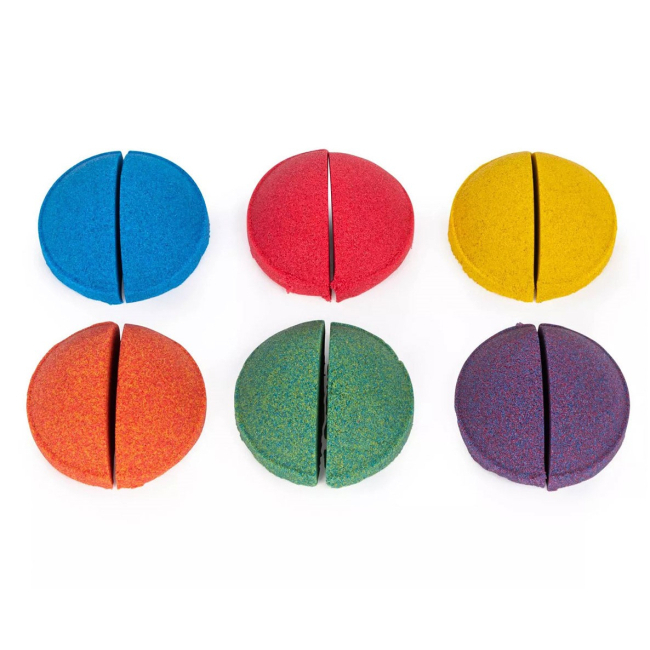 Антистрес іграшки - Набір кінетичного піску Kinetic Sand Веселковий мікс (71474)#3