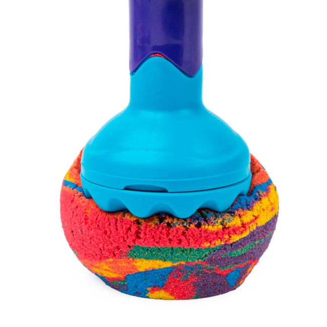 Антистрес іграшки - Набір кінетичного піску Kinetic Sand Веселковий мікс (71474)#5