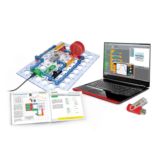 Наукові ігри, фокуси та досліди - Електронний конструктор Znatok Вивчення програмування Start (70830)#2