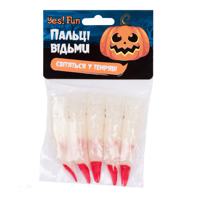 Костюмы и маски - Набор аксессуаров Yes Fun Хэллоуин Пальцы ведьмы (973655)#2