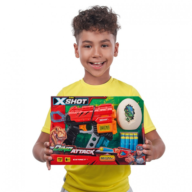 Помпова зброя - Швидкострільний бластер  X-Shot Діно Екстінкт (4870)#4