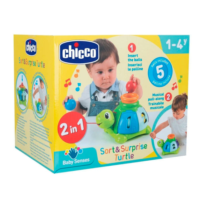 Розвивальні іграшки - Іграшка-сортер Chicco Черепаха (10622.00)#3