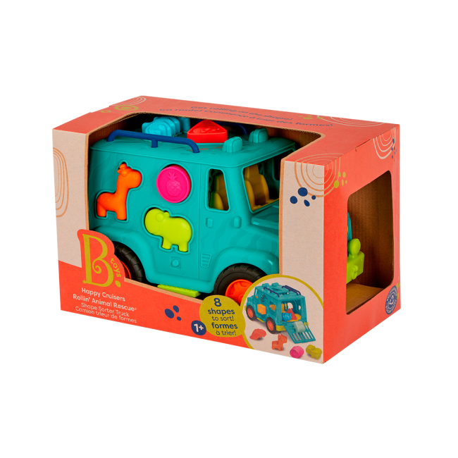 Розвивальні іграшки - Сортер Battat Вантажівка сафарі (BX2024Z)#3