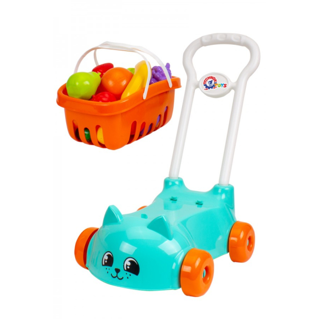 Наборы профессий - Игровой набор Technok Тележка для супермаркета голубая (7570)#2