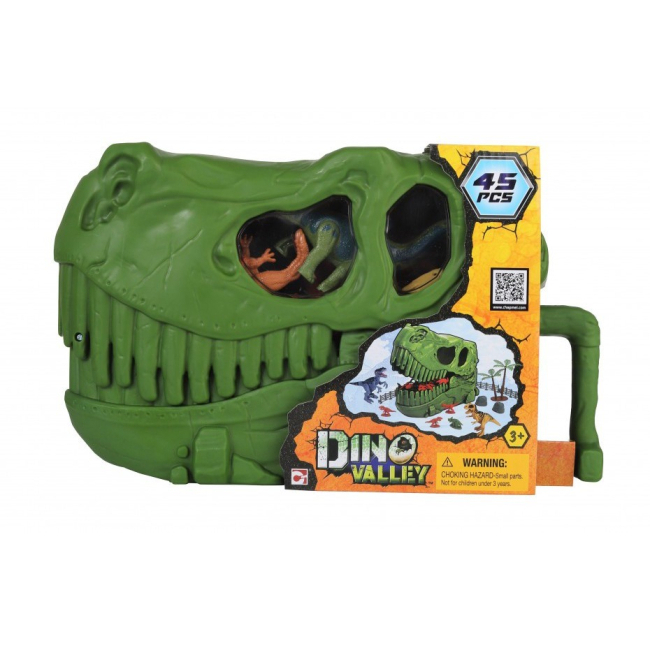 Фігурки тварин - Ігровий набір Chap Mei Dino Valley Dino skull bucket (542029)#4