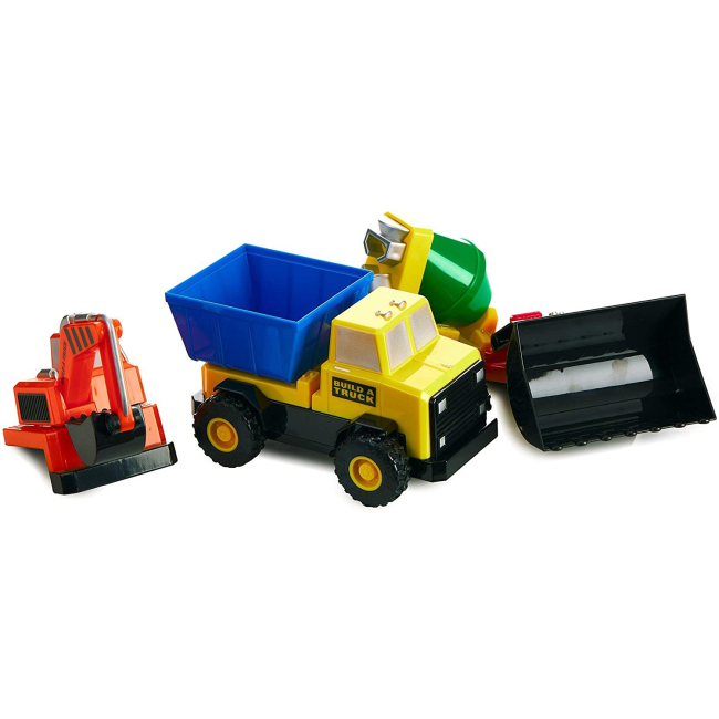 Магнитные конструкторы - Магнитный конструктор Popular Playthings Строительная техника 7 элементов (PPT-60401)#3