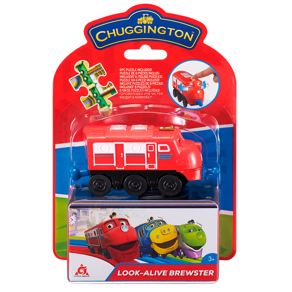 Залізниці та потяги - Паровозик Chuggington Вілсон з пазлом (EU890301)#3
