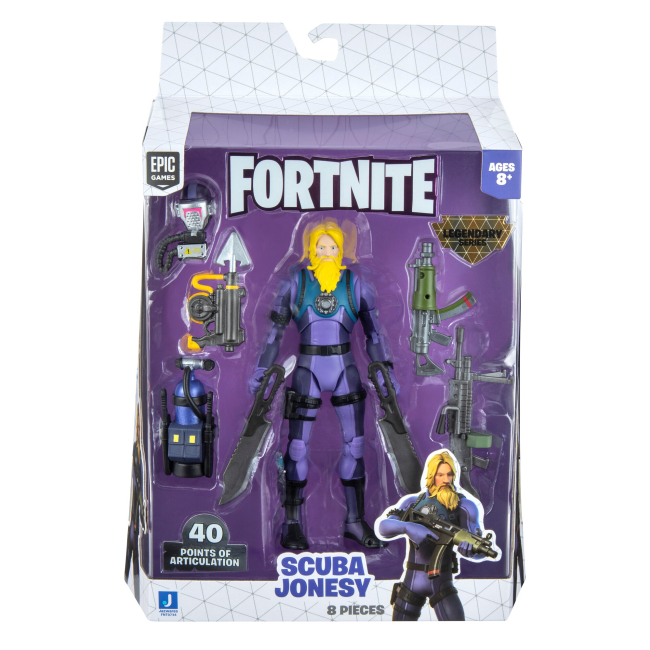 Фигурки персонажей - Коллекционная фигурка Jazwares Fortnite Legendary series Scuba Jonesy S9 (FNT0734)#4