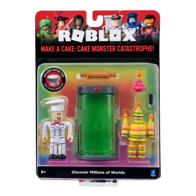 Фігурки персонажів - Ігровий набір Roblox Game Packs Make a Cake: Cake Monster Catastrophe W9 (ROB0394)#4