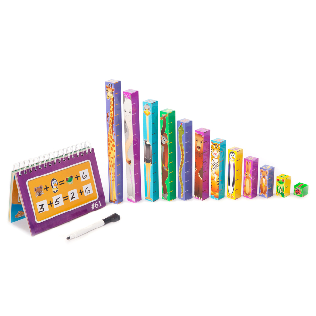 Обучающие игрушки - Обучающий набор Fat Brain toys Inchimals Зверята для счета (F038ML)#2