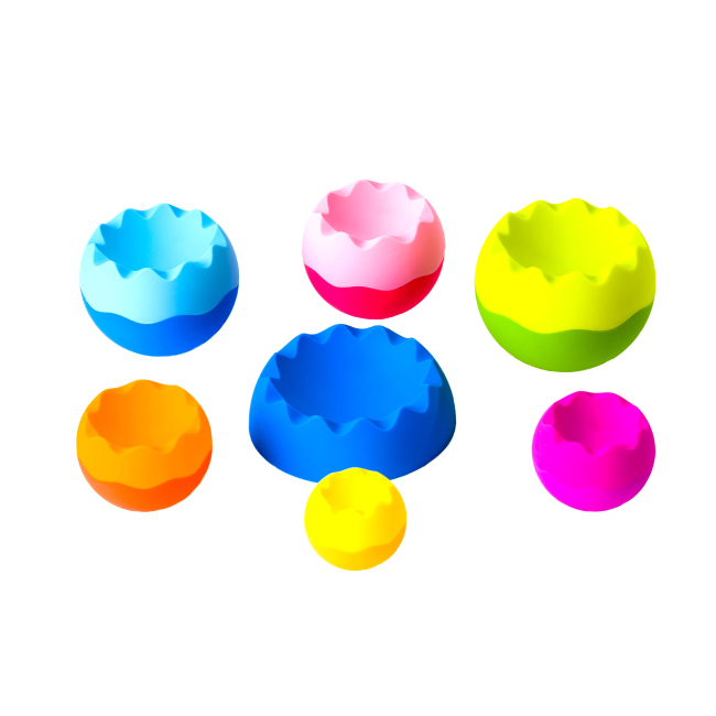 Розвивальні іграшки - Пірамідка Fat Brain toys Tobbles neo Балансир (F070ML)#2