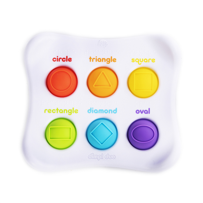 Розвивальні іграшки - Розвивальна іграшка Fat Brain toys dimpl duo Брайль (F208EN)#2
