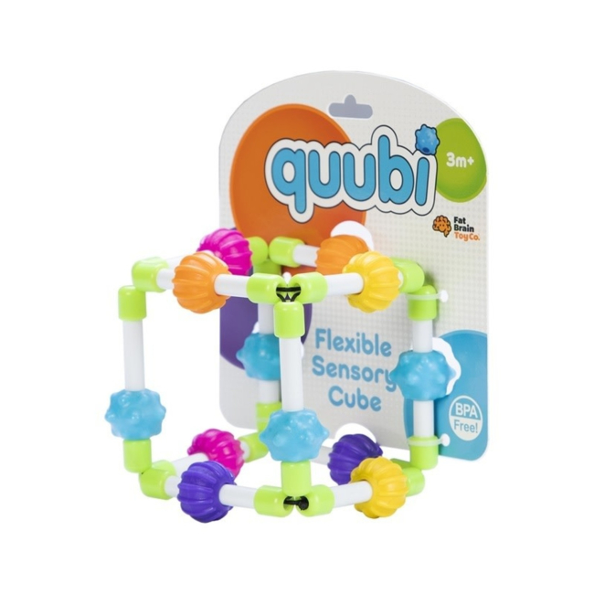 Погремушки, прорезыватели - Прорезыватель Fat Brain Toys Quubi (F296ML)#2