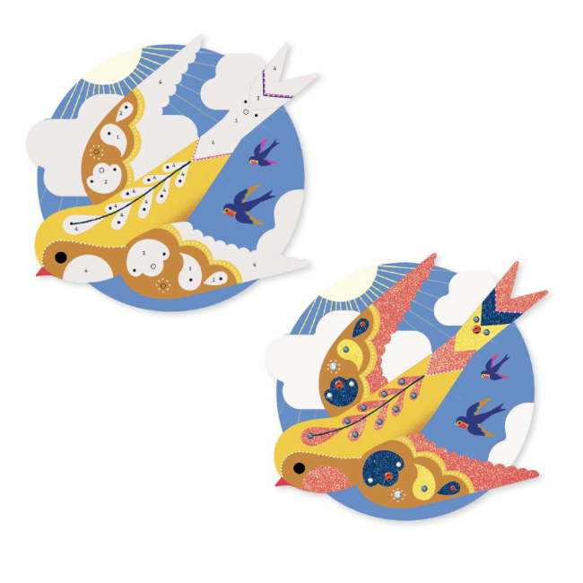 Товары для рисования - Набор для творчества DJECO Райские птички (DJ09522)#4