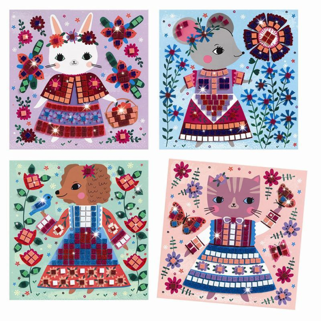 Мозаика - Набор мозаики DJECO Милые животные (DJ09425)#2