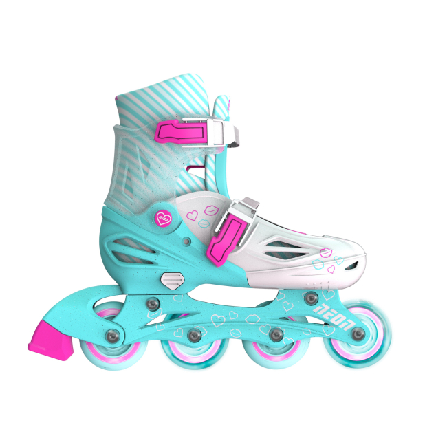 Ролики детские - Роликовые коньки Neon Combo Skate бирюзовые 30-33 (NT09T4)#2