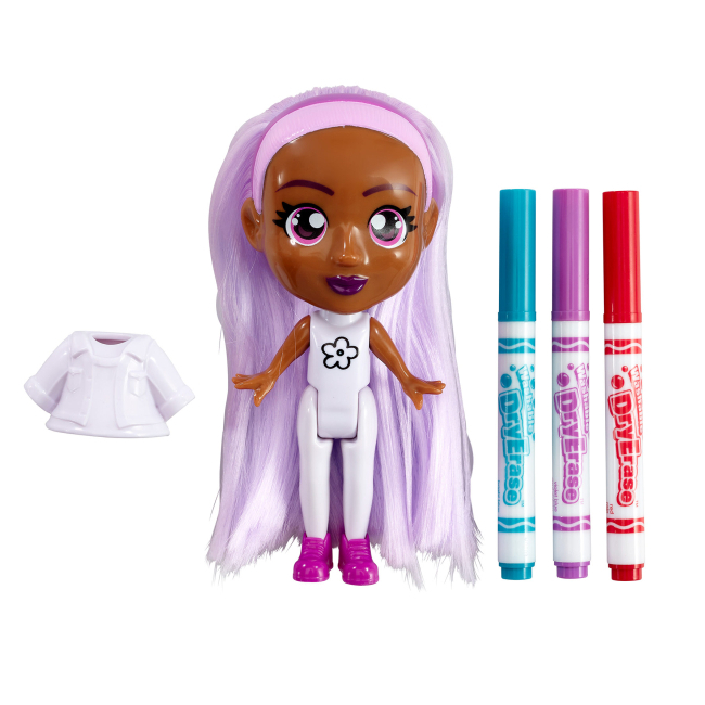 Товари для малювання -  Набір для творчості Crayola Colour n Style Віолетта (918939.005)#2