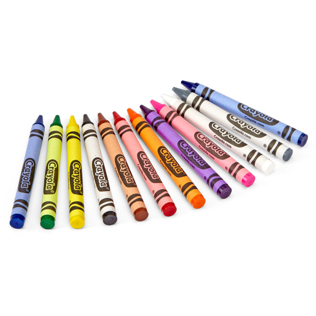 Канцтовари - Набір воскової крейди Crayola 12 шт (256239.072)#2