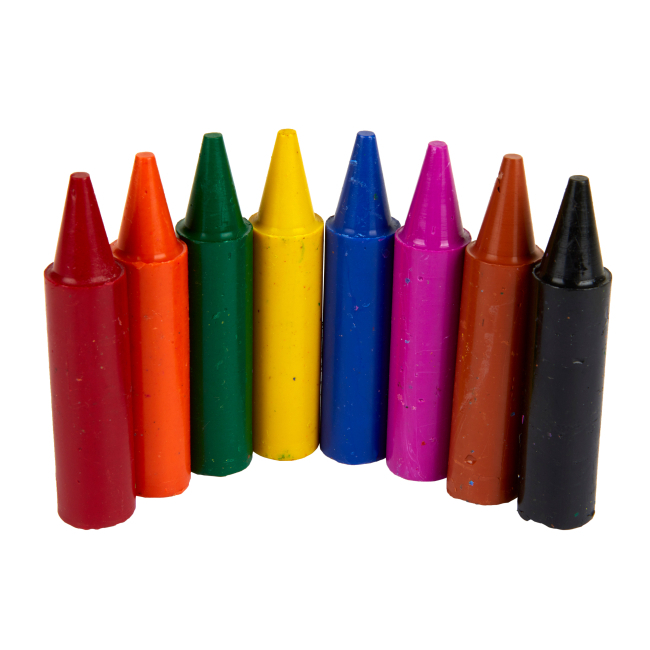 Канцелярские товары - Набор восковых мелков Crayola для малышей 8 шт (256241.148)#2