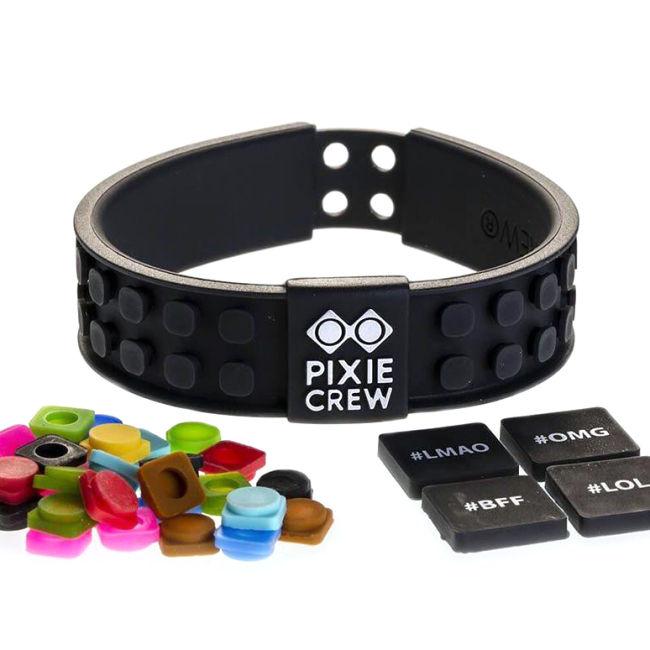 Набори для творчості - Набір Pixie Crew Браслет Хештег чорний (PXX-02-52) (0702811690882)#2