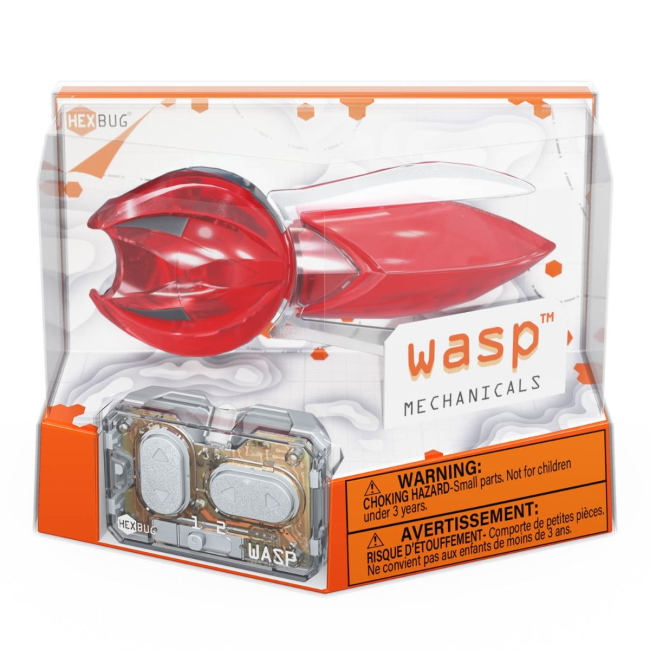 Роботы - Нано-робот Hexbug Wasp на ІЧ управлении красный (409-7677/2)#4