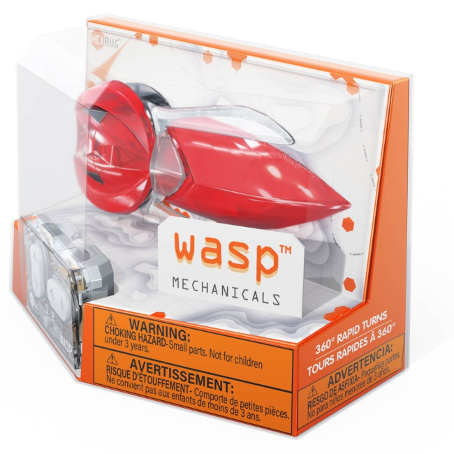 Роботы - Нано-робот Hexbug Wasp на ІЧ управлении красный (409-7677/2)#5
