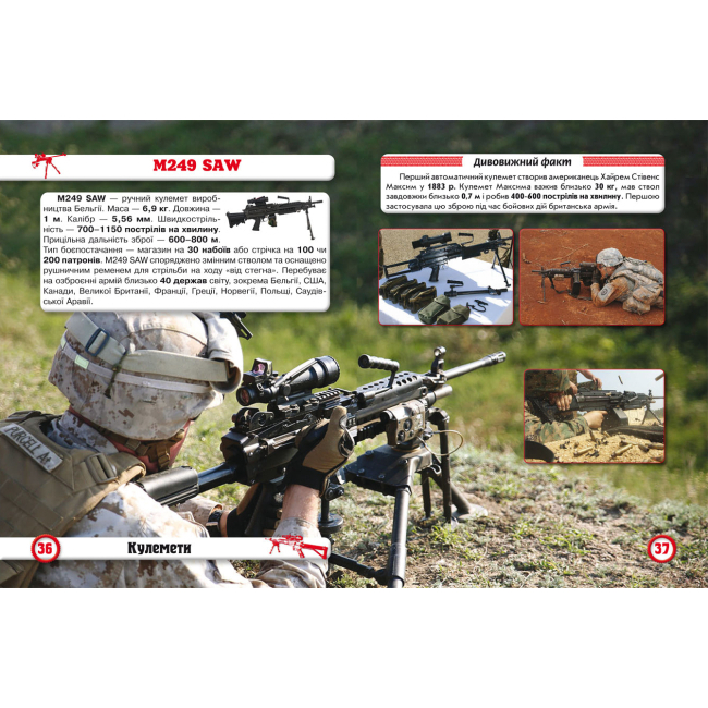 Познавательные книги (4-10 лет) - Книжка «Світ навколо нас. Стрілецька зброя» (9789669870162)#2