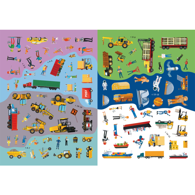 Розмальовки та актівітібуки (2-6 років) - Книжка з наліпками «Розумні машини» (9789669872388)#3