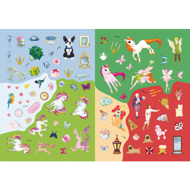 Раскраски и активитибуки (2-6 лет) - Книжка з наліпками «Феї та принцеси» (9789669871985)#3