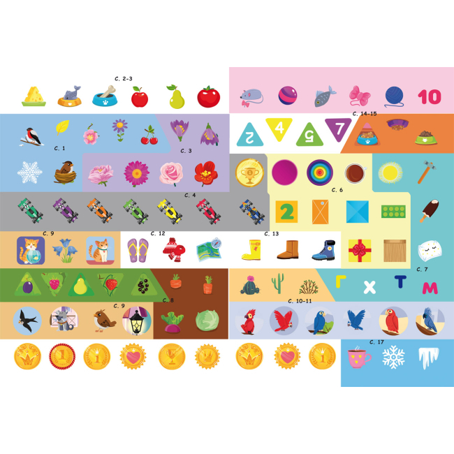 Раскраски и активитибуки (2-6 лет) - Книжка «Нейробіка. Прописи-тренажер. Розвиток логіки» 100 наліпок (9786175471265)#4