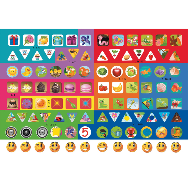 Раскраски и активитибуки (2-6 лет) - Книжка «Нейробіка. Прописи-тренажер. Розвиток уваги та пам'яті» 100 наліпок (9786175470961)#4