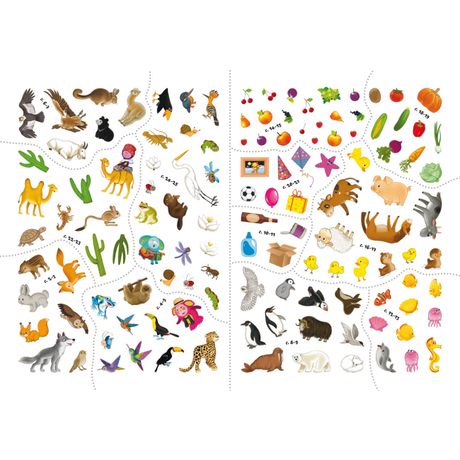 Розмальовки та актівітібуки (2-6 років) - Книжка Школа чомучки «Світ навколо тебе» 125 розвивальних наліпок (9789669877826)#4