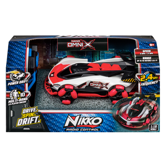 Радіокеровані моделі - Машинка Nikko Nano omni x galactic red на радіокеруванні (10201)#5