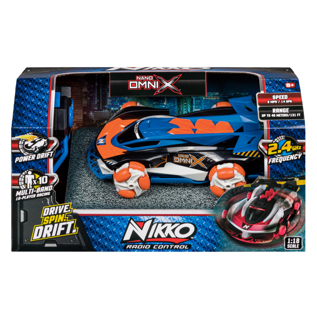 Радіокеровані моделі - Машинка Nikko Nano omni x future blue на радіокеруванні (10202)#5