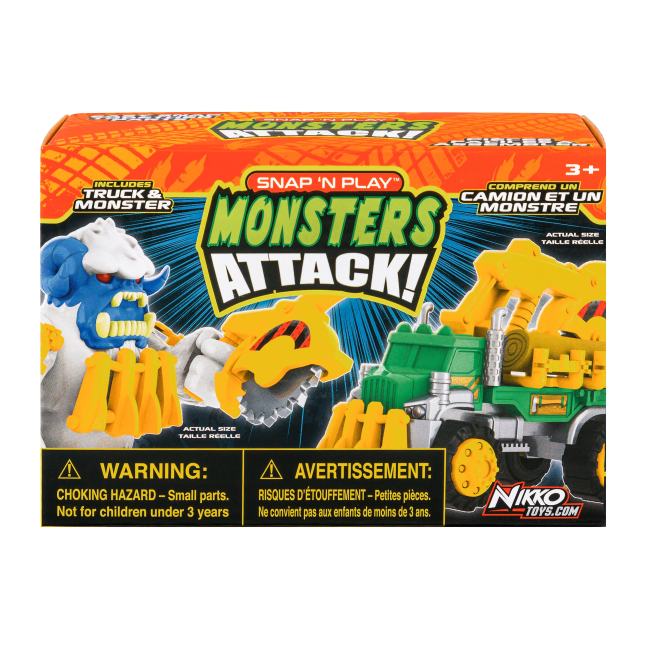 Транспорт і спецтехніка - Ігровий набір Road Rippers Snap'n Play Truck and monster (20303)#3