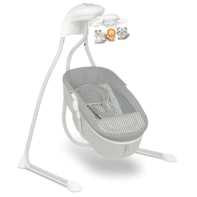 Крісла-качалки - Крісло-качалка Lionelo Henny grey dove (LO.HE02)#2