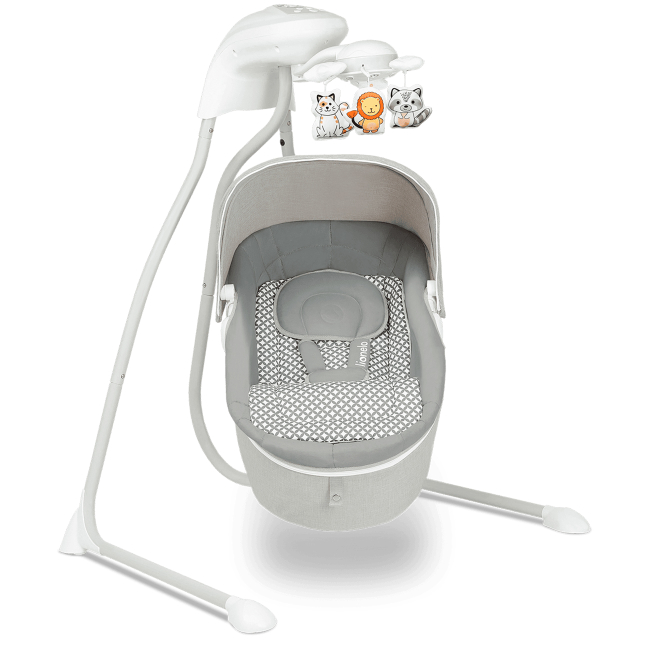 Крісла-качалки - Крісло-качалка Lionelo Henny grey dove (LO.HE02)#3