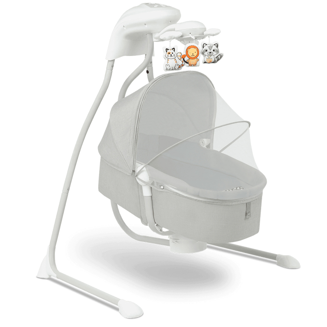 Крісла-качалки - Крісло-качалка Lionelo Henny grey dove (LO.HE02)#4