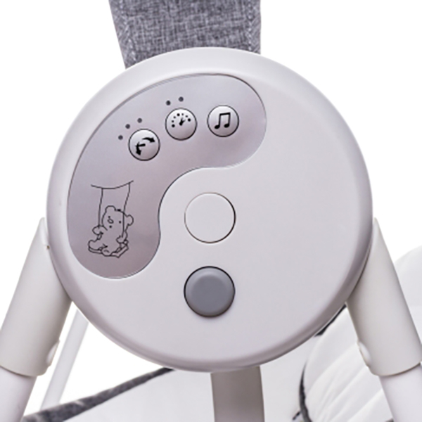 Крісла-качалки - Крісло-гойдалка 4Baby Swing темно-сіра (4SG03) (5901691957343)#4