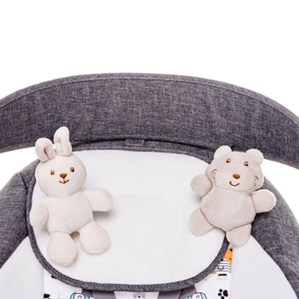 Крісла-качалки - Крісло-гойдалка 4Baby Swing темно-сіра (4SG03) (5901691957343)#5