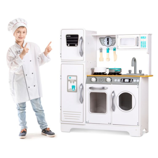 Дитячі кухні та побутова техніка - Ігровий набір Ecotoys Дерев'яна кухня (TL18061)#4