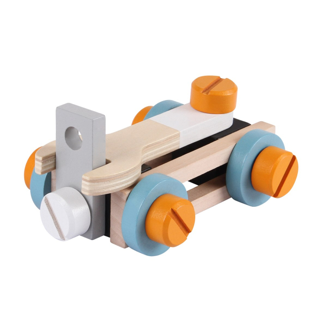 Наборы профессий - Игровой набор Ecotoys Деревянная мастерская с инструментами (1182N)#4